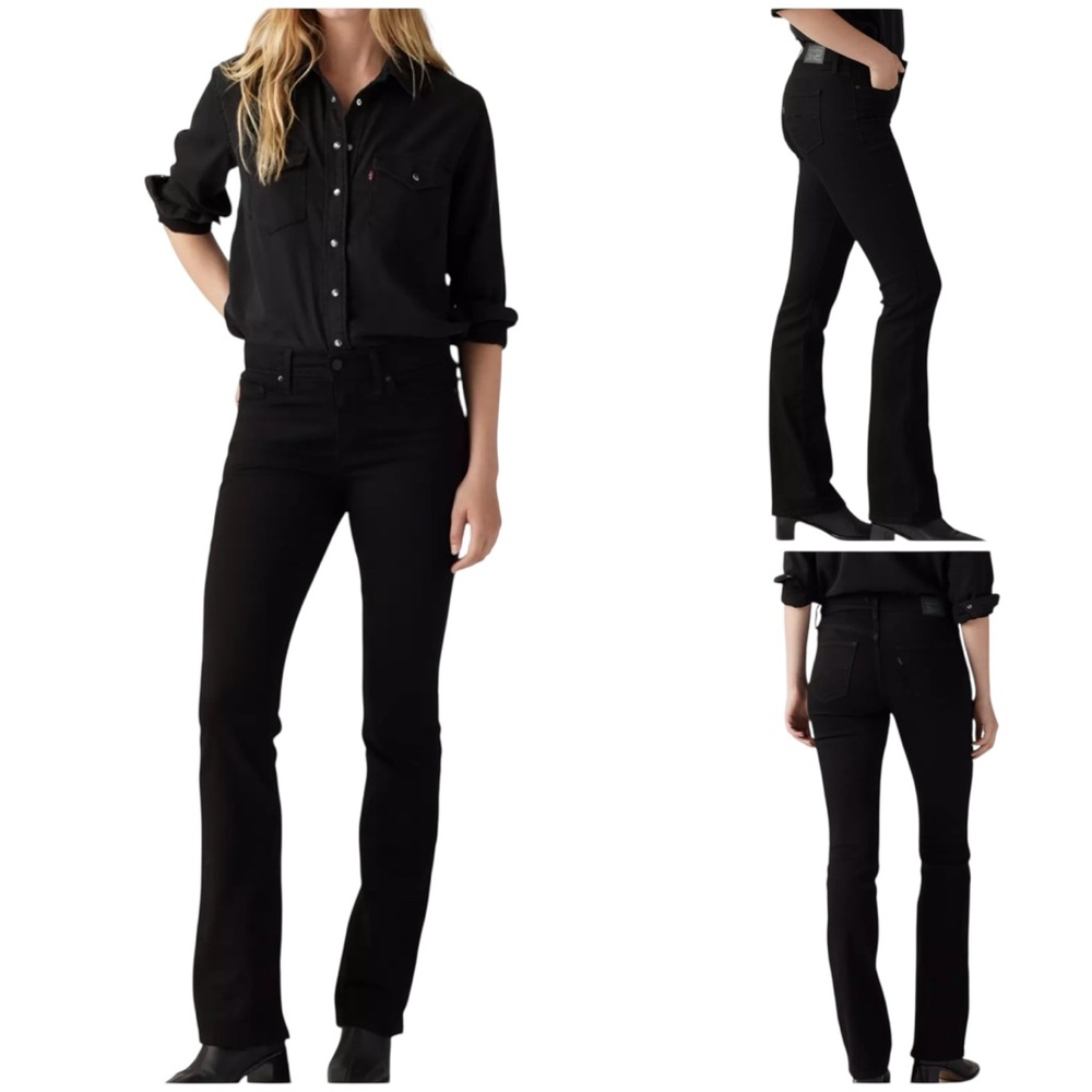 Levi's Black Boot Cut Jeans